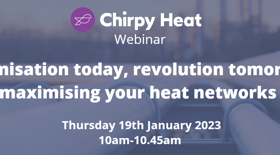 Heat Networks Masterclasses – book now!